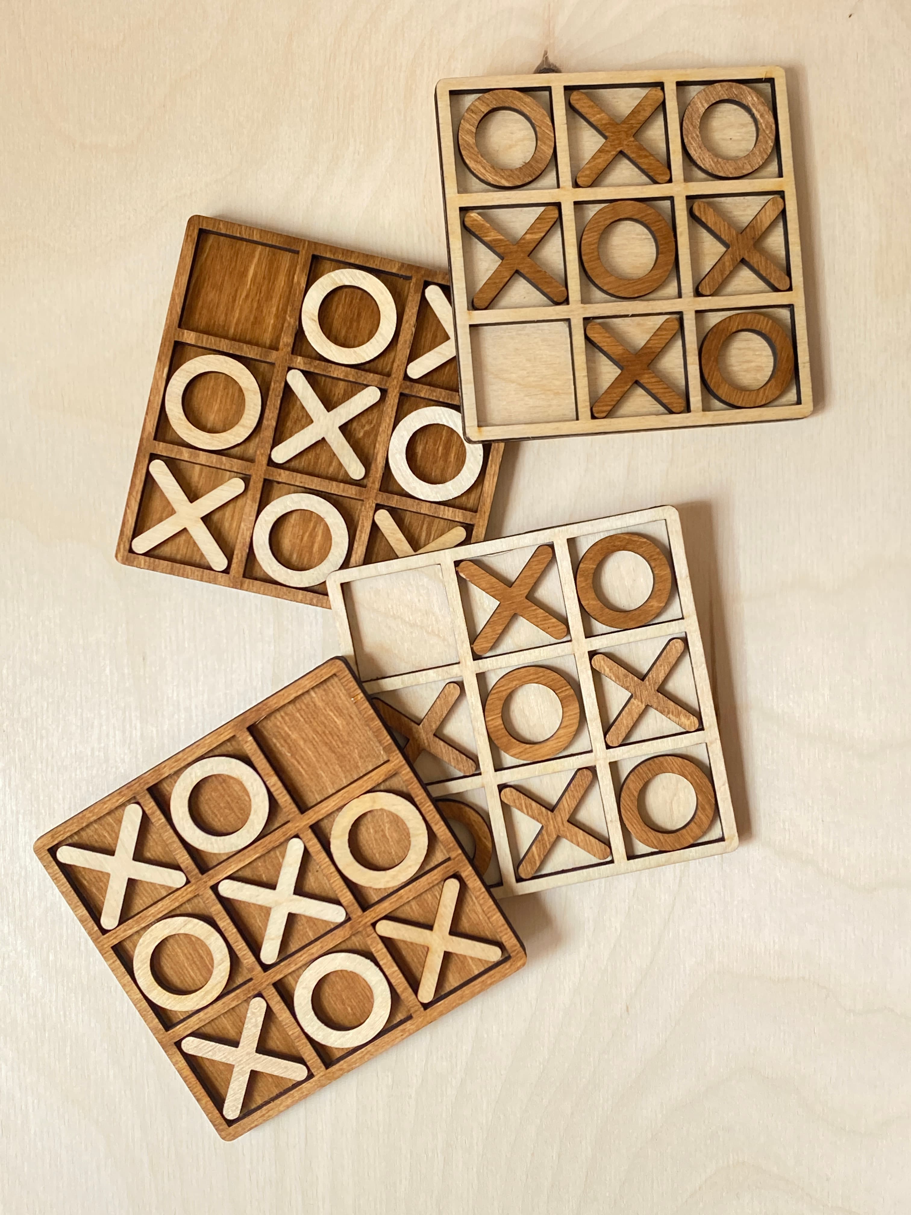 Mini Tris - dettaglio 2 di creazione artigianale in legno ArtèCris
